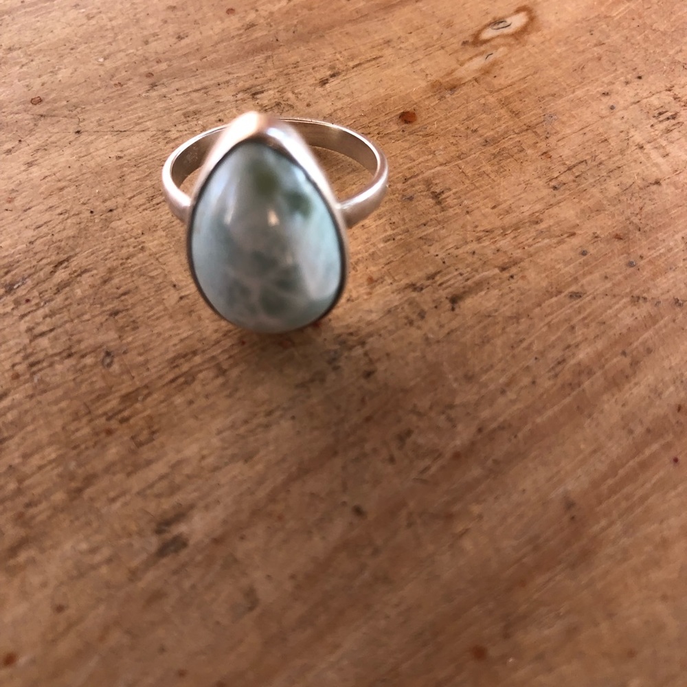 Amazonite Silver Ring. - Picture 5 of 5
